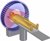 Rotation / stationary scanner CT