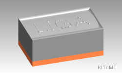 LIGA-process: Nickel mould after electroplating